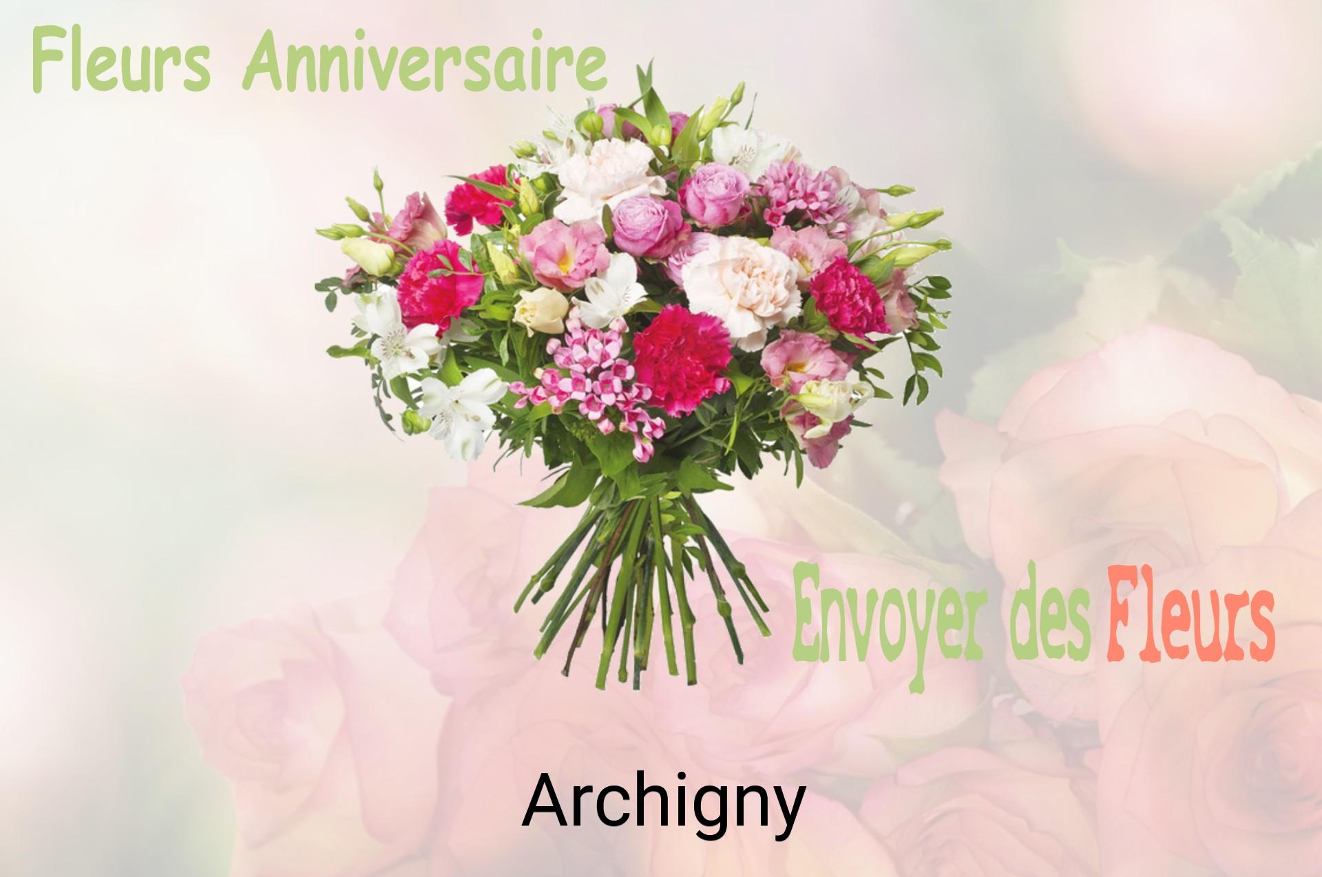 Bouquet de fleurs d’anniversaire livré à Archigny